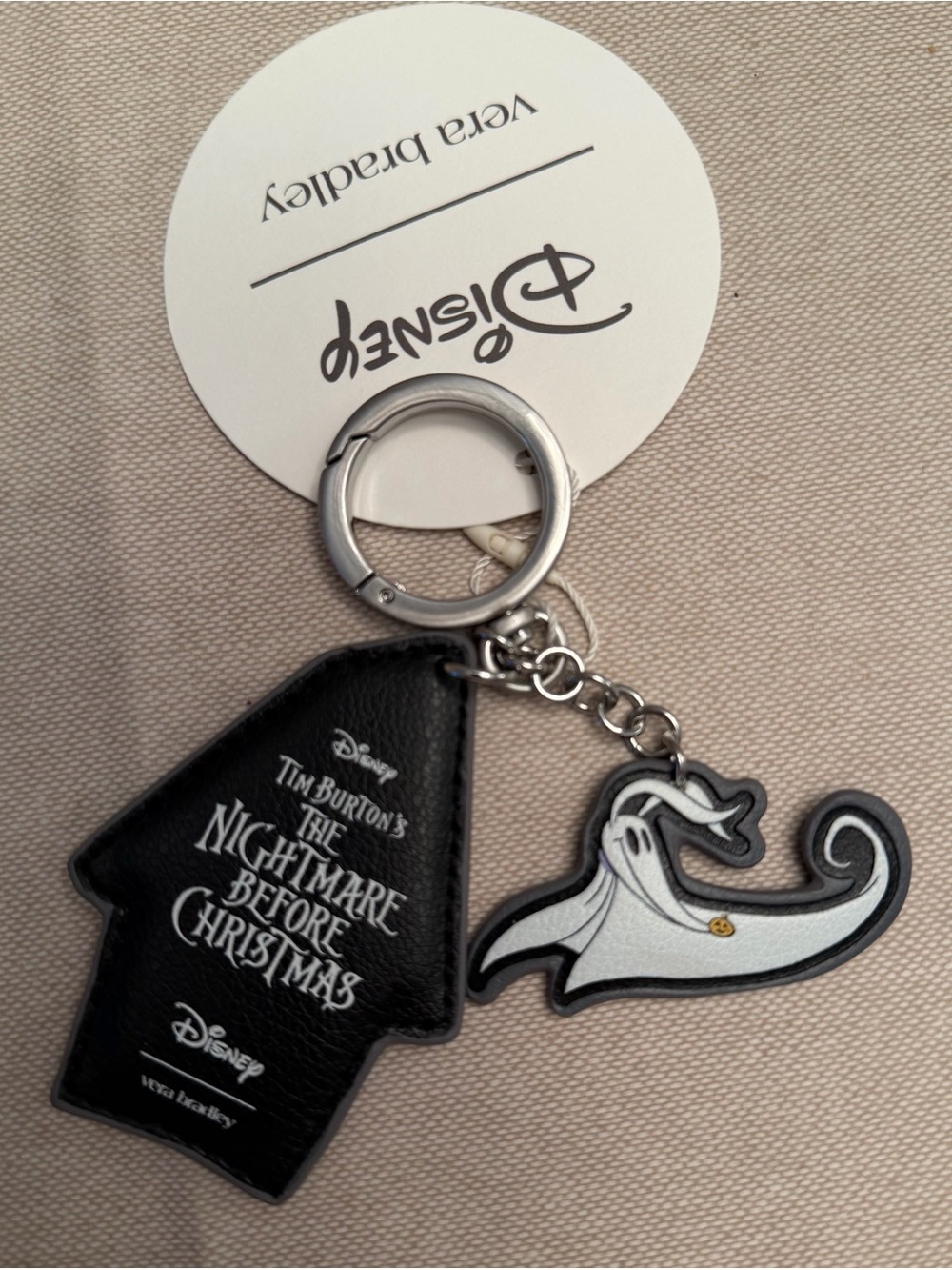 VERA BRADLEY THE NIGHTMARE BEFORE CHRISTMAS ZERO BAG CHARM ~ NWT